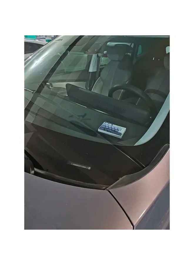 حامل الهاتف المحمول بلوحة رقم موقف السيارات الأخضر، إكسسوار داخلي إبداعي للسيارة - Image 1
